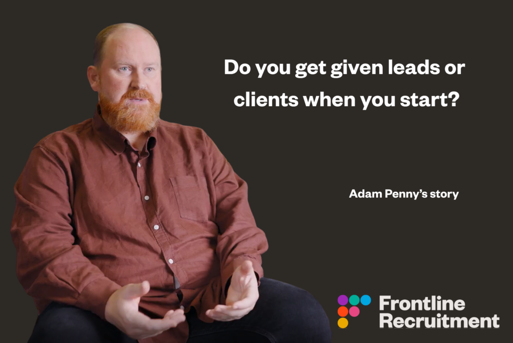 Does Frontline give you leads when you start?