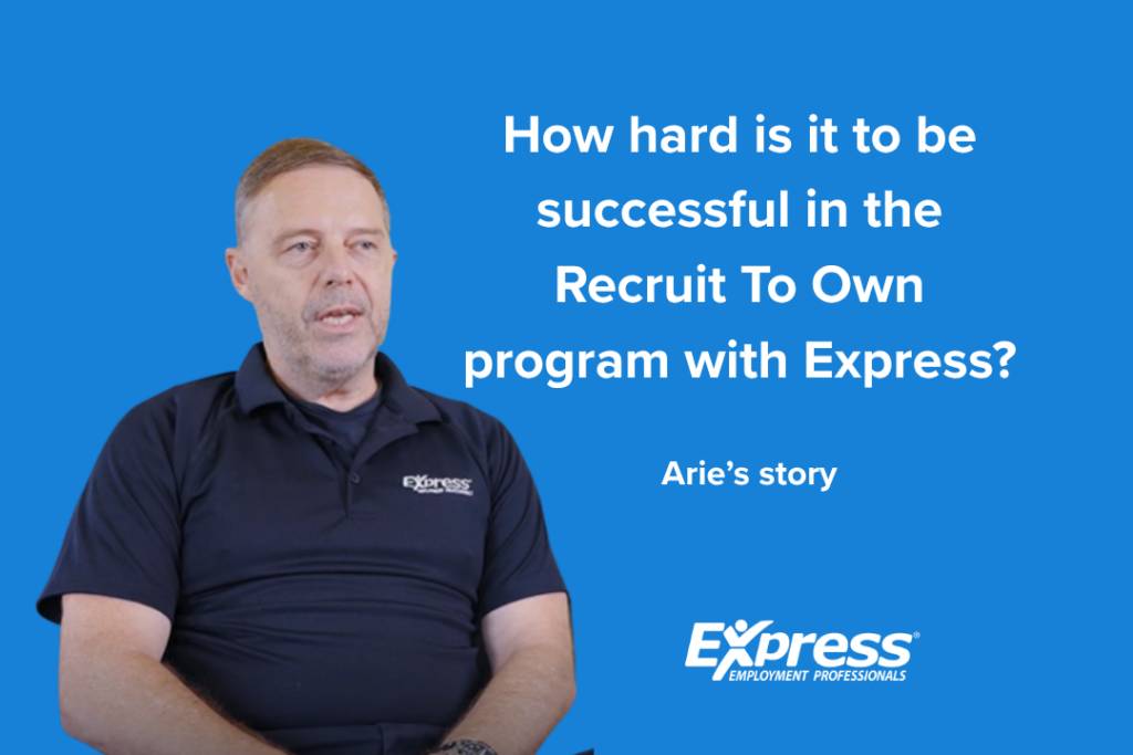 How hard is it to be successful in the Recruit To Own program with Express?